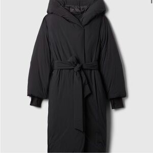 GAP Women's Black Hooded Ski Coat